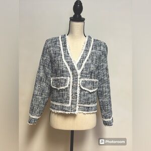 AQUA Tweed jacket 100%, Small